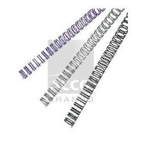 Gbc rg810897 cf100 dorsi metallici 12 7mm arge 34 anelli RG810897 Rilegatrici accessori Ufficio cancelleria