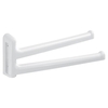 Gedy porta asciugamani parete gedy 8023 02 junior doppio a snodo bianco luc Bagno Casa & cucina