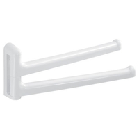Gedy porta asciugamani parete gedy 8023 02 junior doppio a snodo bianco luc Bagno Casa & cucina
