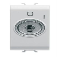 Gewiss gw10006 interr.1m 2p 10ax chiave bianco apparecchi standard GW10006