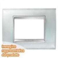 Gewiss placca lux 6p vetro ghiaccio LUX Materiale elettrico Brico giardino animali