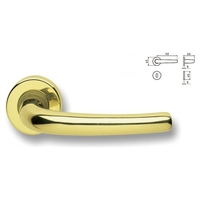 Ghidini maniglie porta ghidini 55744281501 milena ottone lucido Macchine utensili Brico giardino animali