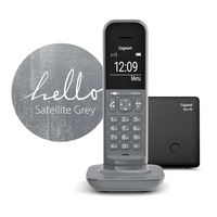 Gigaset cordless cl390 a grigio - con segreteria CORDLESS CL390 A GRIGIO - CON SEGRETERIA Fissi/cordless Telefonia