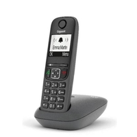 Gigaset cordless gigaset s30852-h2810-k132 as series as490 black Fissi/cordless Telefonia