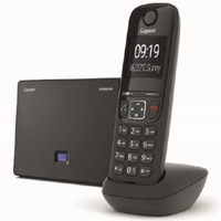 Gigaset cordless gigaset s30852 h2813 k101 a series as690ip voip nero Fissi/cordless Telefonia