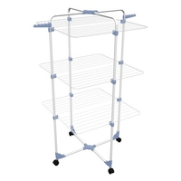 Gimi stendibiancheria gimi 153580 modular 3 bianco e azzurro Casalinghi casa Casa & cucina