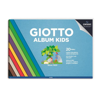Giotto cf5 album kids liscia col.120g 20a4 colori ass Ufficio scuola cartoleria Ufficio cancelleria
