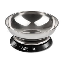 Girmi bilancia cucina girmi ps8400 black e inox Piccoli elettrodomestici casa Elettrodomestici