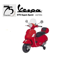 Globo moto elettrica globo 39984 espidko vespa gts super sport 12v rosso ros Bambini & famiglia Console,  giochi & giocattoli