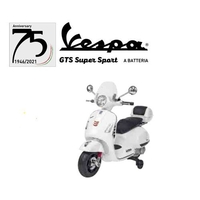 Globo moto elettrica globo 39985 espidko vespa gts super sport 12v bianco bi Bambini & famiglia Console,  giochi & giocattoli