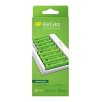 Gp-battery kit charger + 4xaa 4xaaa