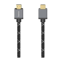 Hama cavo hdmi hama 7205240 ultra high speed with ethernet 8k grey e black Cavi - accessori vari Informatica