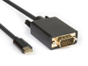 Hamlet cavo usb tipoC to vga cavo adattatore usb 3.1 type-c to vga m CAVO USB TIPoC TO VGA Cavi - accessori vari Informatica