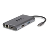 Hamlet docking station usb-c pd 85w 3xusb 3.0 + lan giga + hdmi + dp HDKC-PD400D USB-C PD 85W + 3USB+HDMI+DP+LAN Notebook Informatica