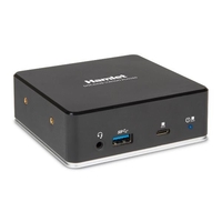 Hamlet docking usb-c pd 85w alim. 100w 2hdmi + 3xusb 3.0 + lan + audio Notebook Informatica