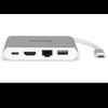 Hamlet hdkc-pd100 multiport usb-c + hdmi+lan giga+ usb3.0 port HDKC-PD100 Notebook Informatica