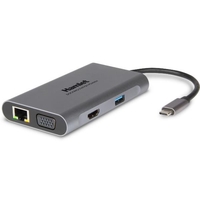 Hamlet HDKC-PD400V USB-C PD 85W + 3USB+HDMI+VGA+LAN Notebook Informatica