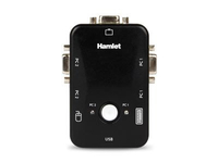 Hamlet hnkvm3u kvm switch per 2 pc + 3 usb+ vga. ** HNKVM3U Networking Informatica