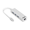 Hamlet hub usb-c 3 porte usb a 3.0 + lan Networking Informatica