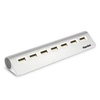 Hamlet xhub7020al hub usb 2.0 7 porte alluminio XHUB7020AL Networking Informatica