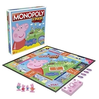 Hasbro monopoly junior peppa pig Bambini & famiglia Console,  giochi & giocattoli