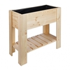 Hi fioriera rialzata 92x41x80 cm in legno di pino Arredo giardino Brico giardino animali
