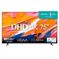 Hisense hisense 75a6k ultra hd smart tv Tv led / oled Tv - video - fotografia