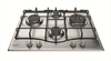 Hotpoint pcn 642 t/ix/har piano hot bi gas 60cm 4fuochi acc PCN 642 T/IX/HAR Incasso Elettrodomestici
