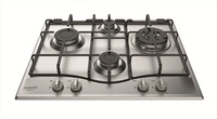 Hotpoint pcn 642 t/ix/har piano hot bi gas 60cm 4fuochi acc PCN 642 T/IX/HAR Incasso Elettrodomestici
