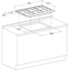 Hotpoint pcn750tav piano ariston pcn750 tavr Incasso Elettrodomestici