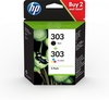 Hp hewlett packard 303 bk+col 303 Materiale di consumo Informatica