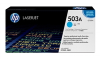Hp hewlett packard 503a q7581a lj3800 toner ciano 503A Materiale di consumo Informatica