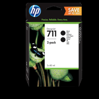 Hp hewlett packard 771 hp 711 80ml black ink crtg 2-pack serie dj 771 Materiale di consumo Informatica