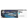 Hp hewlett packard hp 981y cyan original pagewide crtg - in 981Y Materiale di consumo Informatica