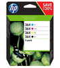 Hp hewlett packard n9j73ae n364 cmyk ink cartridge 364 Materiale di consumo Informatica