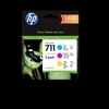 Hp hewlett packard p2v32a 711 ink ciano magenta giallo Materiale di consumo Informatica