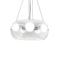 Ideal lux audi-10 sp5 trasparente lampada a sospensione d 485 x h min 470 / max 1000 mm Luci & illuminazione Casa & cucina