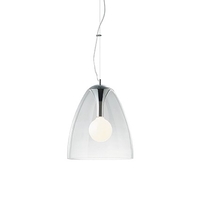 Ideal lux audi-20 sp1 trasparente lampada a sospensione d 350 x h min 740 / max 2490 mm Luci & illuminazione Casa & cucina