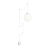 Ideal lux boa sp1 bianco lampada a sospensione d 300 x h min 550 / max 12000 mm Luci & illuminazione Casa & cucina
