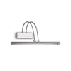 Ideal lux bow ap d46 cromo lampada da parete l 460 x h 180 x p 230 mm Luci & illuminazione Casa & cucina