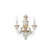 Ideal lux firenze ap2 bianco lampada da parete l 330 x h 380 x p 170 mm Luci & illuminazione Casa & cucina
