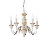 Ideal lux firenze sp5 bianco lampada a sospensione d 550 x h min 660 / max 1050 mm Luci & illuminazione Casa & cucina