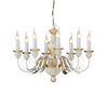 Ideal lux firenze sp8 bianco lampada a sospensione d 640 x h min 670 / max 1050 mm Luci & illuminazione Casa & cucina