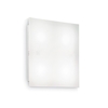 Ideal lux flat pl4 d40 lampada da soffitto l 400 x h 50 x p 400 mm Luci & illuminazione Casa & cucina