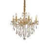 Ideal lux florian sp6 oro lampada a sospensione d 600 x h min 820 / max 1200 mm Luci & illuminazione Casa & cucina
