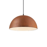 Ideal lux folk sp1 d40 corten lampada a sospensione d 400 x h min 490 / max 2240 mm Luci & illuminazione Casa & cucina