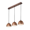 Ideal lux folk sp3 corten lampada a sospensione l 720 x h min 420 / max 1040 x p 180 mm Luci & illuminazione Casa & cucina