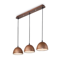 Ideal lux folk sp3 corten lampada a sospensione l 720 x h min 420 / max 1040 x p 180 mm Luci & illuminazione Casa & cucina