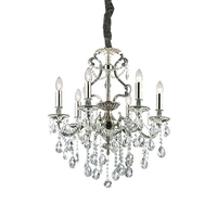 Ideal lux gioconda sp6 argento lampada a sospensione d 620 x h min 790 / max 1180 mm Luci & illuminazione Casa & cucina