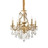 Ideal lux gioconda sp6 oro lampada a sospensione d 620 x h min 790 / max 1180 mm Luci & illuminazione Casa & cucina